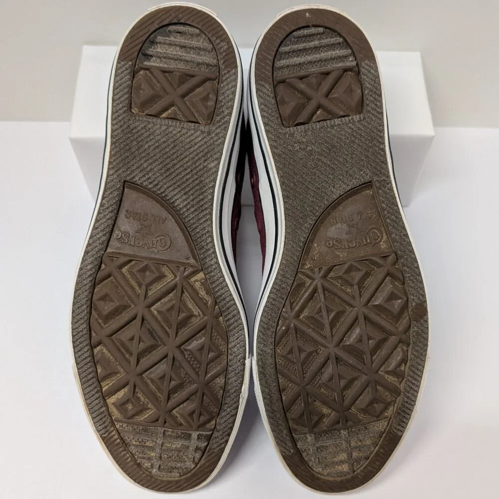 Converse 561739F Women's Madison Ox Low Top Sneaker in Dark Burgundy - Picture 14 of 16